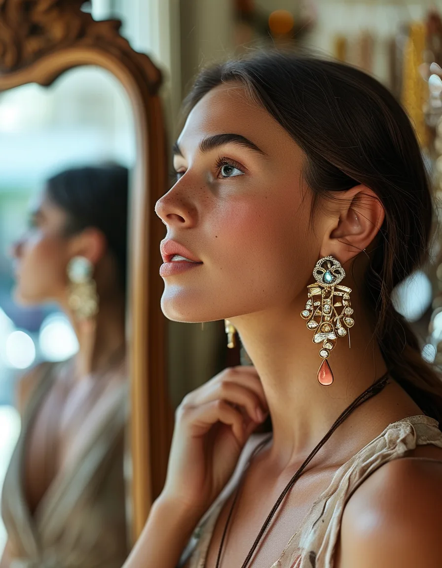 The Real Rule Behind Which Statement Earrings Actually Suit a Given Face Shape